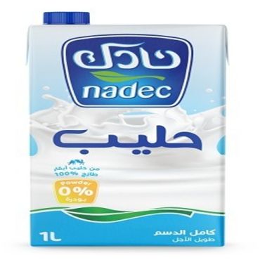 Nadec UHT FC Milk 1 Litre, 12 Pieces Per Carton